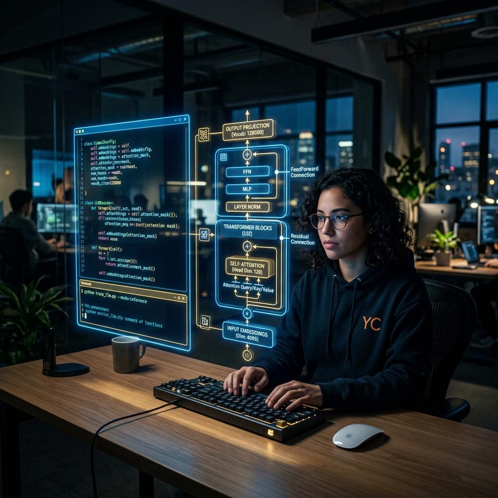 Holographic code terminal and LLM architecture