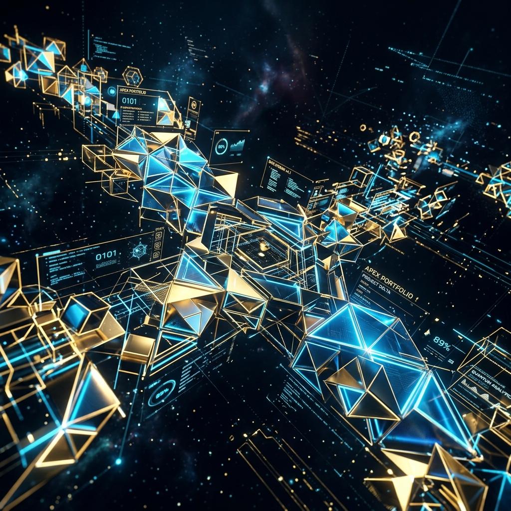 Hyper-modern abstract portfolio matrix